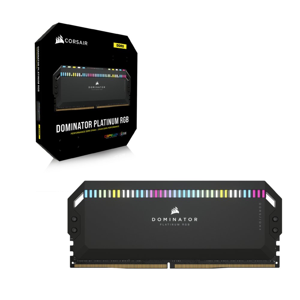 Corsair Dominator Platinum RGB | 64GB 2x32GB DDR5 | 5200MHz | DIMM | CL40 | Geheugenmodule | RAM 2 Corsair Dominator Platinum RGB | 64GB 2x32GB DDR5 | 5200MHz | DIMM | CL40 | Geheugenmodule | RAM - Afbeelding 2