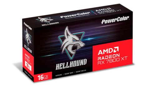 PowerColor Hellhound RX 7800 XT 16G-L/OC | 16GB GDDR6 VRAM | GPU | AMD | Overclocked 10 PowerColor Hellhound RX 7800 XT 16G-L/OC | 16GB GDDR6 VRAM | GPU | AMD | Overclocked - Afbeelding 10