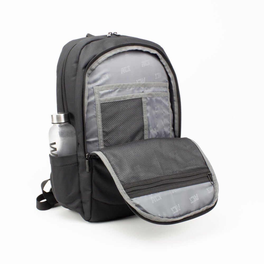 ACT Suburb 15.6" Laptop Rugzak | Gemaakt van Gerecycled Plastic 4 ACT Suburb 15.6" Laptop Rugzak | Gemaakt van Gerecycled Plastic - Afbeelding 4