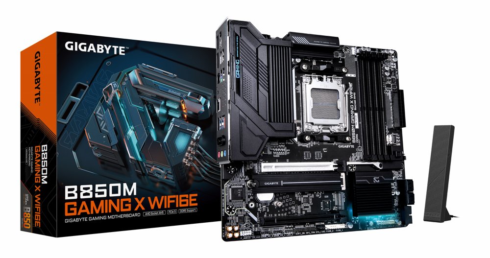 GIGABYTE B850M GAMING X WIFI6E | Socket AM5 | AMD B850 | 4xDDR5 | Micro ATX | Moederbord 1 GIGABYTE B850M GAMING X WIFI6E | Socket AM5 | AMD B850 | 4xDDR5 | Micro ATX | Moederbord