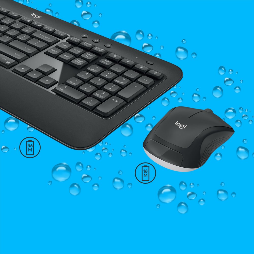 QWERTZ | Logitech MK540 Advanced | Draadloze Muis en Toetsenbordcombo | QWERTZ 5 QWERTZ | Logitech MK540 Advanced | Draadloze Muis en Toetsenbordcombo | QWERTZ - Afbeelding 5