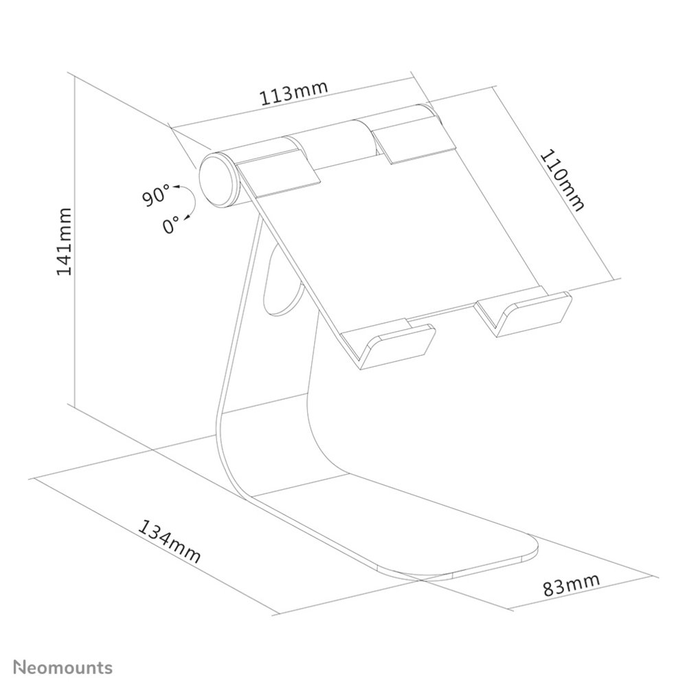 Neomounts Tablethouder | Stand | 11'' 9 Neomounts Tablethouder | Stand | 11'' - Afbeelding 9