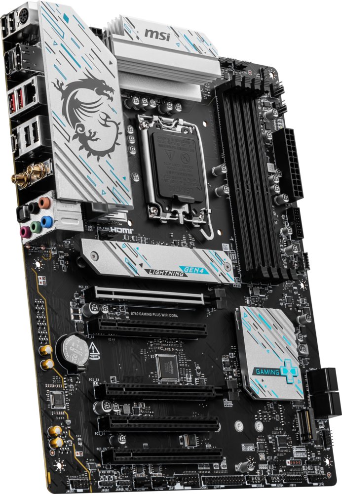 MSI B760 GAMING PLUS WIFI DDR4 | Socket LGA 1700 | Intel B760 | 4xDDR4 | ATX | Moederbord 1 MSI B760 GAMING PLUS WIFI DDR4 | Socket LGA 1700 | Intel B760 | 4xDDR4 | ATX | Moederbord