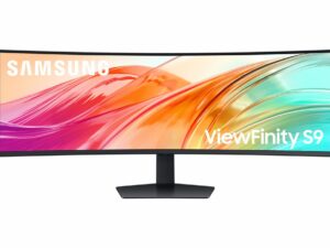 Samsung ViewFinity S9 S95UF | 49" Dual QHD Curved Monitor | 120Hz | USB-C Dock | 90W Power Delivery | Ethernet | KVM Switch