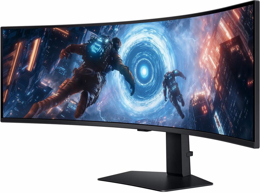 Samsung Odyssey G9 G91F 49" | 5120x1440 VA | 144Hz | 1ms | Curved UltraWide Gaming Monitor | Zwart 7 Samsung Odyssey G9 G91F 49" | 5120x1440 VA | 144Hz | 1ms | Curved UltraWide Gaming Monitor | Zwart - Afbeelding 7