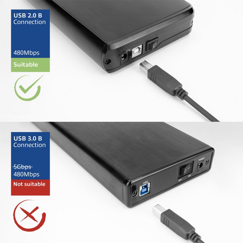 ACT | USB 2.0 Kabel | USB-C naar USB-B | 1,8m | Zwart 6 ACT | USB 2.0 Kabel | USB-C naar USB-B | 1,8m | Zwart - Afbeelding 6