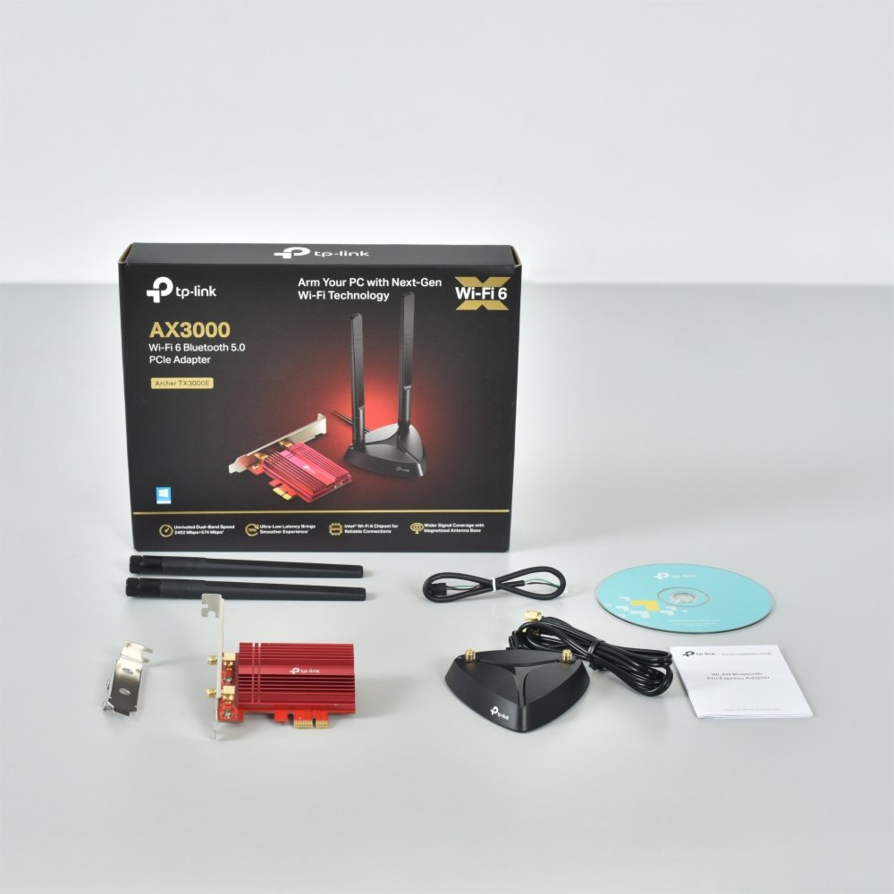TP-Link Archer TX3000E | Wi-Fi 6 PCIe Adapter | 2402 Mbps (5 GHz) + 574 Mbps (2,4 GHz) | Bluetooth 5.0 | PCIe x1 4 TP-Link Archer TX3000E | Wi-Fi 6 PCIe Adapter | 2402 Mbps (5 GHz) + 574 Mbps (2,4 GHz) | Bluetooth 5.0 | PCIe x1 - Afbeelding 4
