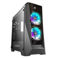 Azza Chroma 410B | Midi Tower Case | Zwart 2 Azza Chroma 410B | Midi Tower Case | Zwart - Afbeelding 2