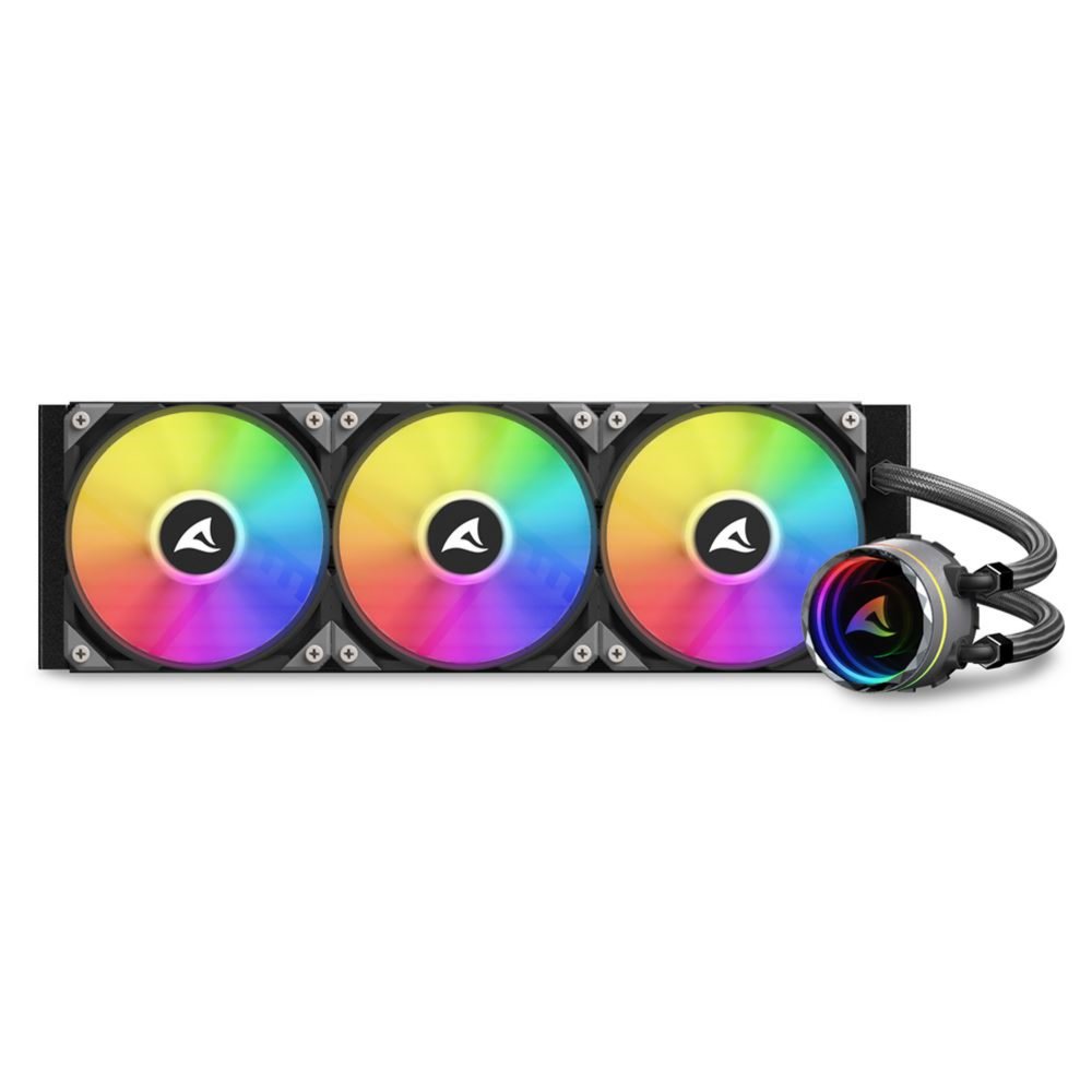 Sharkoon S90 RGB | 120mm All-in-One CPU Waterkoeler | Zwart 9 Sharkoon S90 RGB | 120mm All-in-One CPU Waterkoeler | Zwart - Afbeelding 9