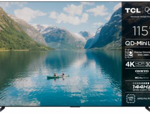 TCL 115C7K | 115" 4K Ultra HD QD-MiniLED | 120Hz | Google TV | HDMI 2.1 | Dolby Vision IQ | Smart TV