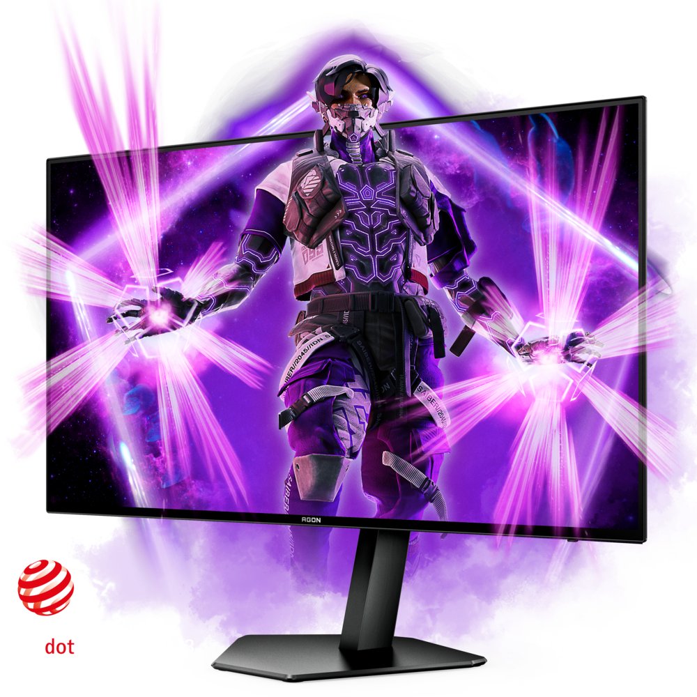 AOC AGON PRO AG276QZD 27" | 2560x1440 QHD OLED | 240Hz | 0.03ms | HDR10 | G-Sync Compatible | Gaming Monitor | Open Box 2 AOC AGON PRO AG276QZD 27" | 2560x1440 QHD OLED | 240Hz | 0.03ms | HDR10 | G-Sync Compatible | Gaming Monitor | Open Box - Afbeelding 2