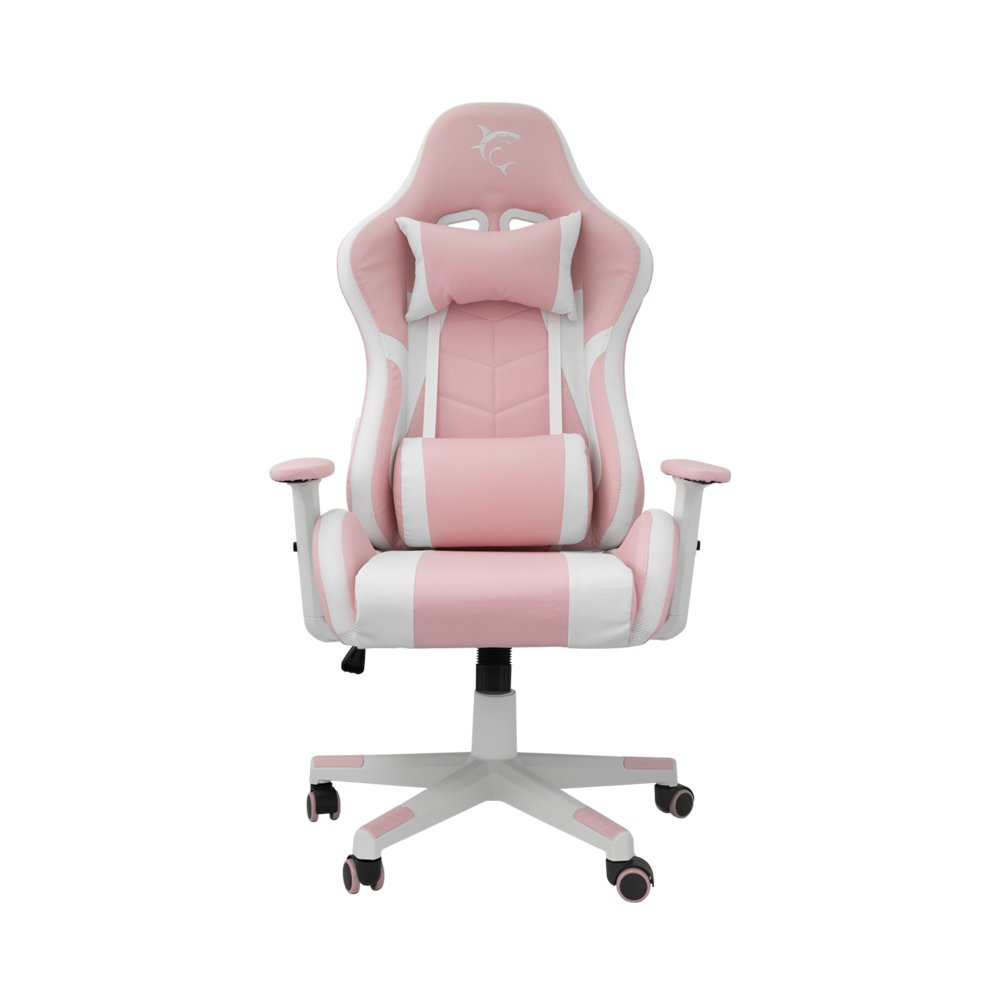 White Shark ROXY | Roze Gamestoel met Verstelbare Rugleuning | Belastbaar tot 120 kg 2 White Shark ROXY | Roze Gamestoel met Verstelbare Rugleuning | Belastbaar tot 120 kg - Afbeelding 2
