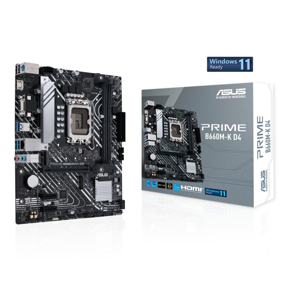 ASUS PRIME B660M-K D4 | Socket LGA 1700 | Intel B660 | 2xDDR4 | ATX | Moederbord 5 ASUS PRIME B660M-K D4 | Socket LGA 1700 | Intel B660 | 2xDDR4 | ATX | Moederbord - Afbeelding 5