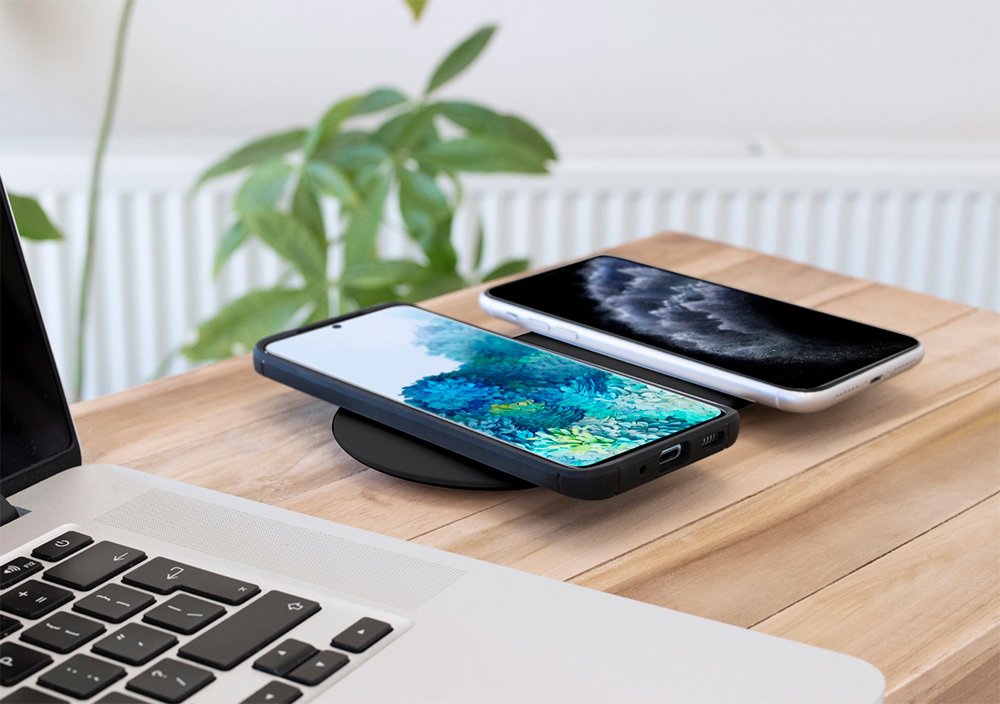 Mobiparts Dual Fast Wireless Charging Pad | Draadloze Oplader 10W Qi | Zwart 9 Mobiparts Dual Fast Wireless Charging Pad | Draadloze Oplader 10W Qi | Zwart - Afbeelding 9