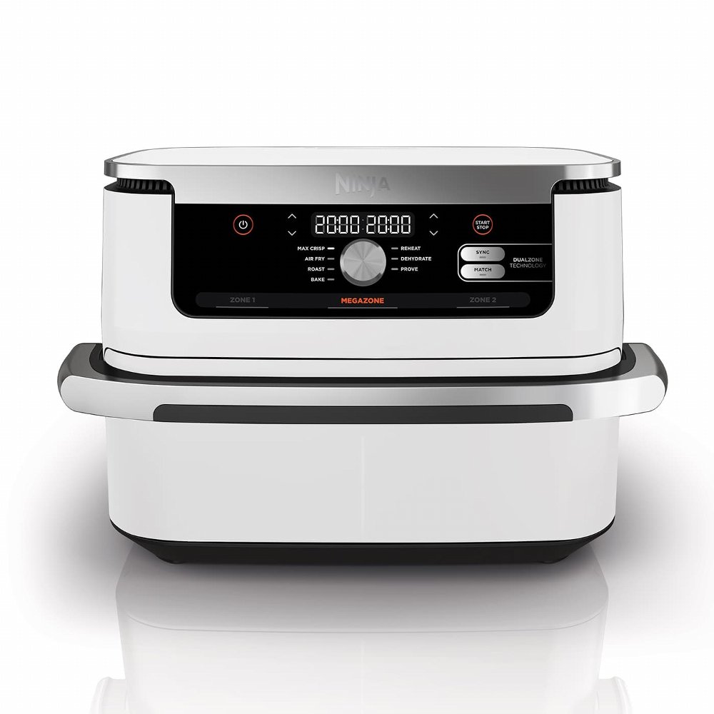 Ninja AF500EUWH Airfryer | Dubbele Mand | 10,4 Liter | Vrijstaand | 2470 Watt | Wit 1 Ninja AF500EUWH Airfryer | Dubbele Mand | 10