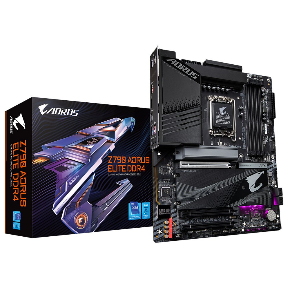 Gigabyte Z790 AORUS ELITE DDR4 | Socket LGA 1700 | Intel Z790 | 4xDDR4 | ATX | Moederbord 1 Gigabyte Z790 AORUS ELITE DDR4 | Socket LGA 1700 | Intel Z790 | 4xDDR4 | ATX | Moederbord