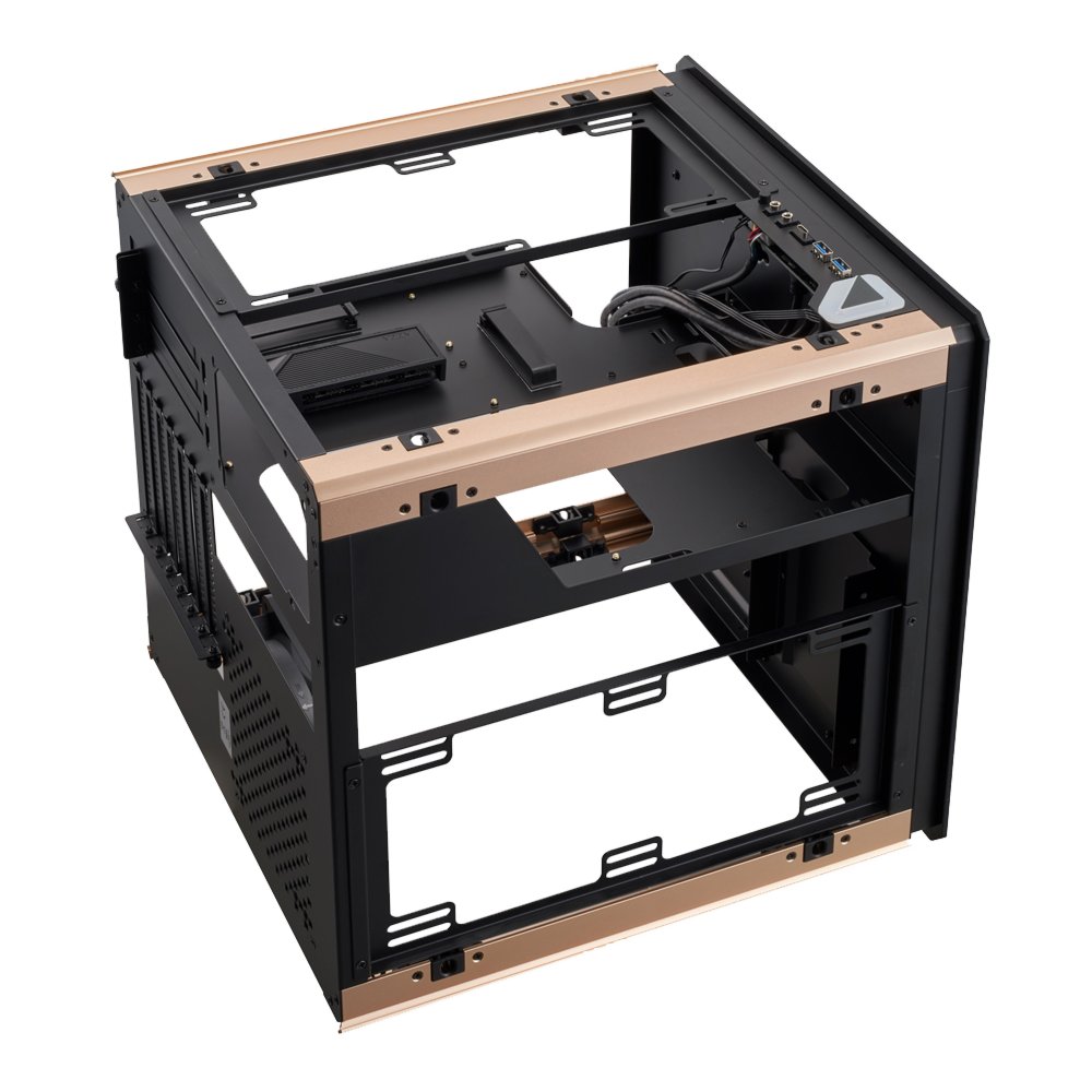 Azza Regis Cube Case | Zwart, Goud, Grijs 7 Azza Regis Cube Case | Zwart, Goud, Grijs - Afbeelding 7