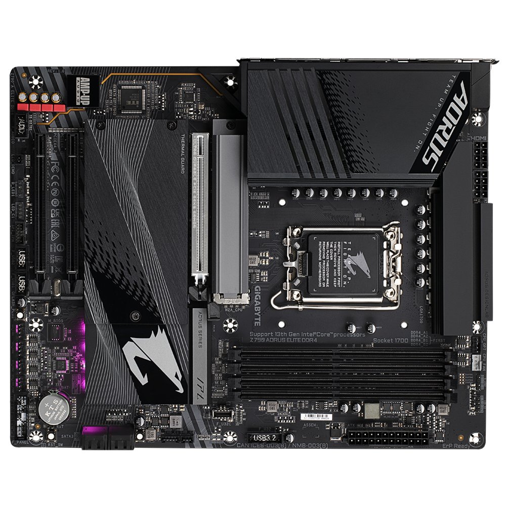 Gigabyte Z790 AORUS ELITE DDR4 | Socket LGA 1700 | Intel Z790 | 4xDDR4 | ATX | Moederbord 5 Gigabyte Z790 AORUS ELITE DDR4 | Socket LGA 1700 | Intel Z790 | 4xDDR4 | ATX | Moederbord - Afbeelding 5