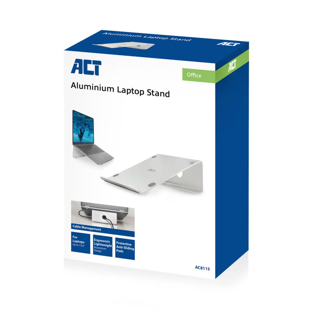 ACT AC8115 | Notebookstandaard 15.6" | Grijs 3 ACT AC8115 | Notebookstandaard 15.6" | Grijs - Afbeelding 3