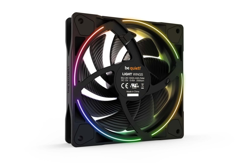 be quiet! Light Wings RGB | 120mm High Speed Case fan 4 be quiet! Light Wings RGB | 120mm High Speed Case fan - Afbeelding 4
