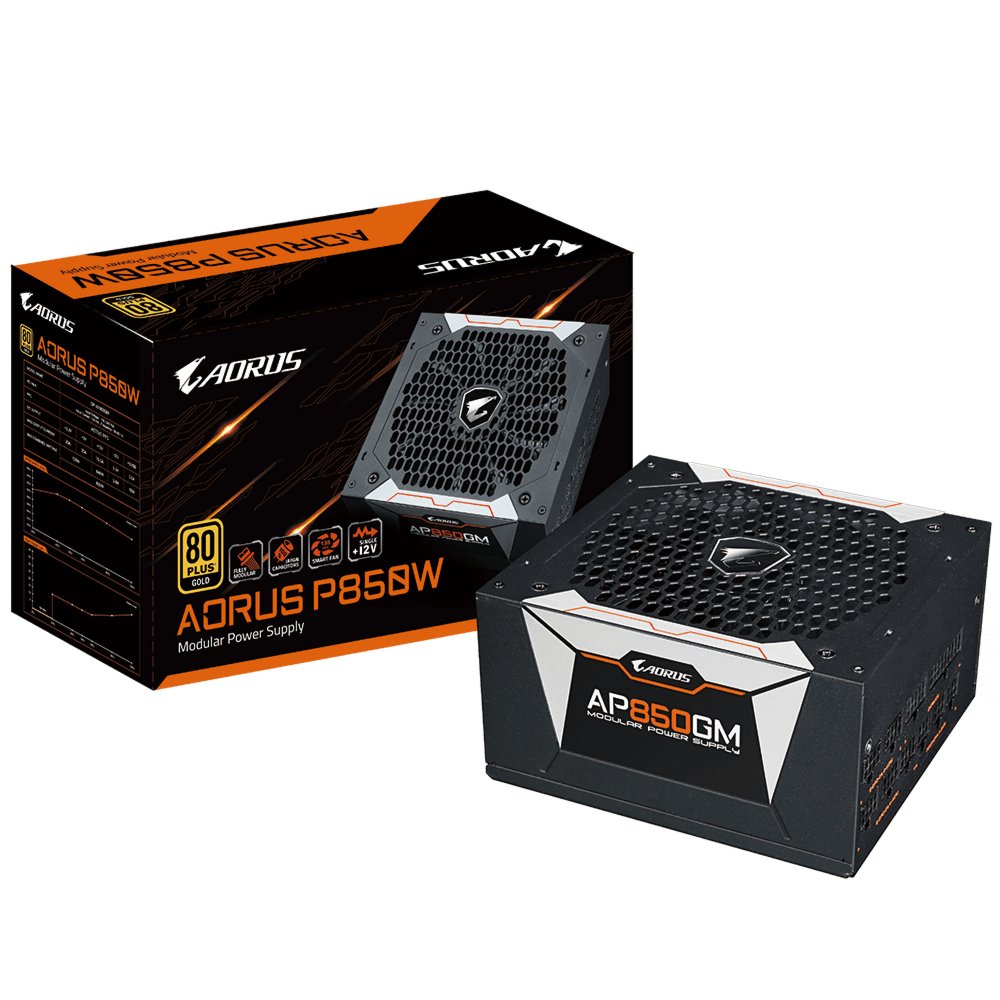 Gigabyte GP-AP850GM | 850 Watt Gold ATX PSU | Modulair | Power Supply | Voeding 2 Gigabyte GP-AP850GM | 850 Watt Gold ATX PSU | Modulair | Power Supply | Voeding - Afbeelding 2