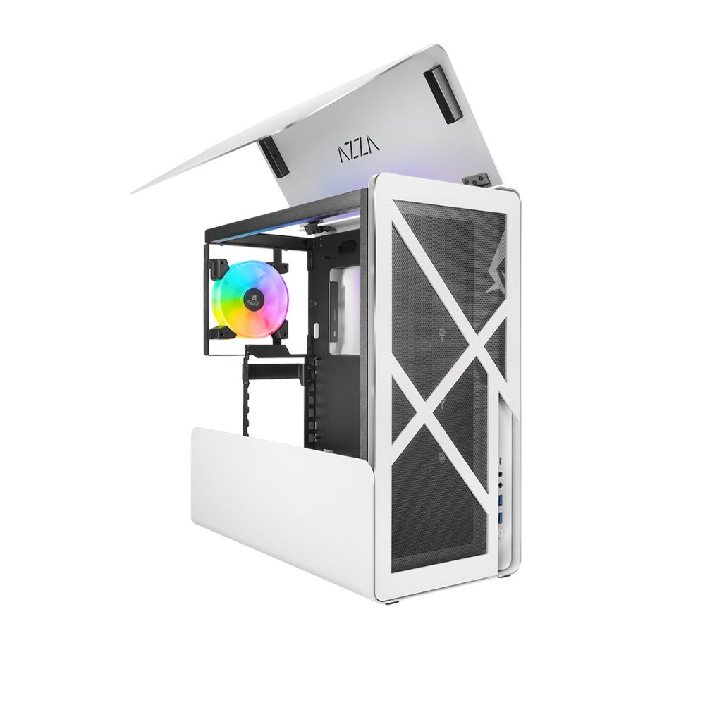 Azza Cast 808 RGB | Midi Tower Case | Wit 1 Azza Cast 808 RGB | Midi Tower Case | Wit