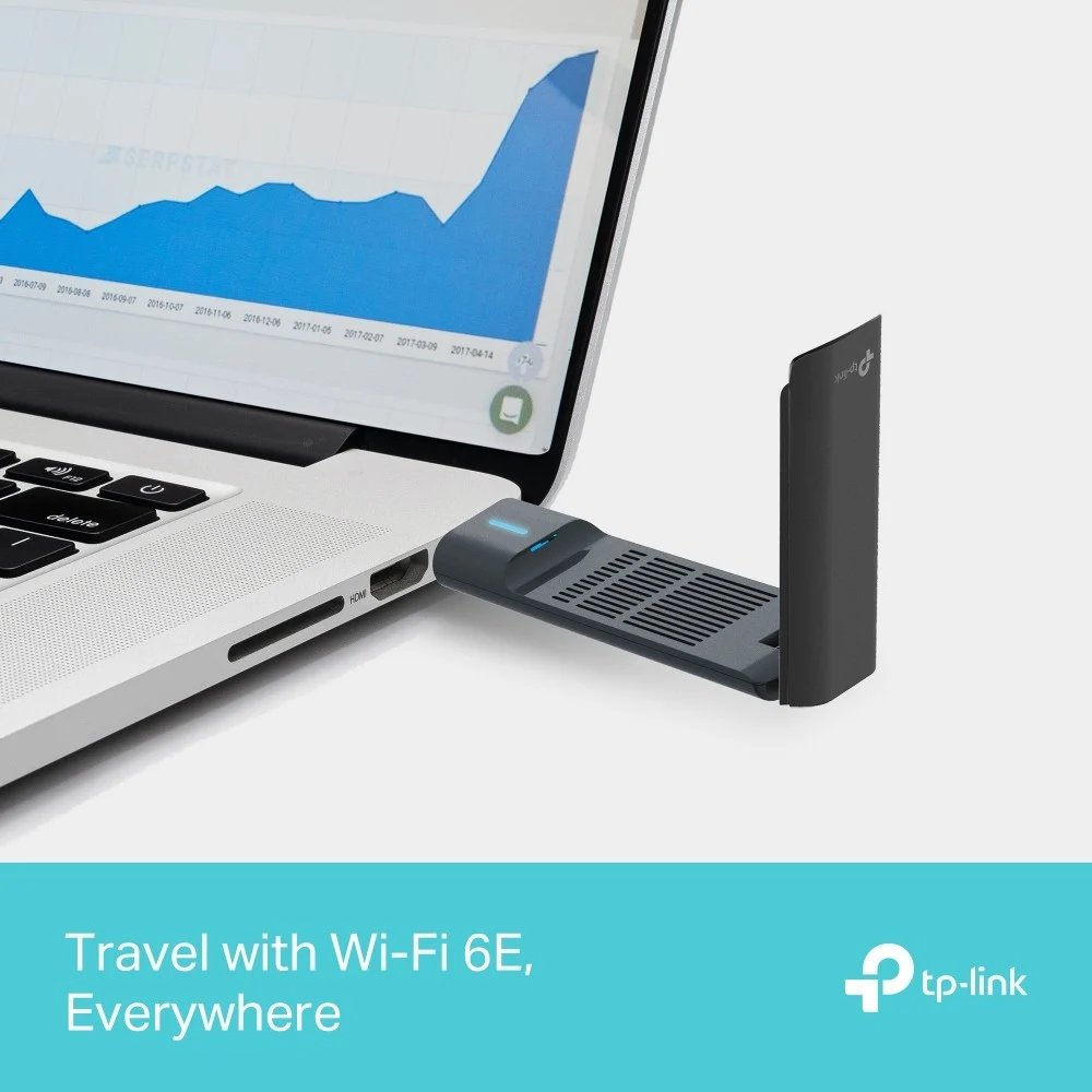 TP-Link Archer TXE70UH | Wi-Fi 6E USB-adapter | Tri-Band AXE5400 | Tot 5400 Mbit/s 2 TP-Link Archer TXE70UH | Wi-Fi 6E USB-adapter | Tri-Band AXE5400 | Tot 5400 Mbit/s - Afbeelding 2