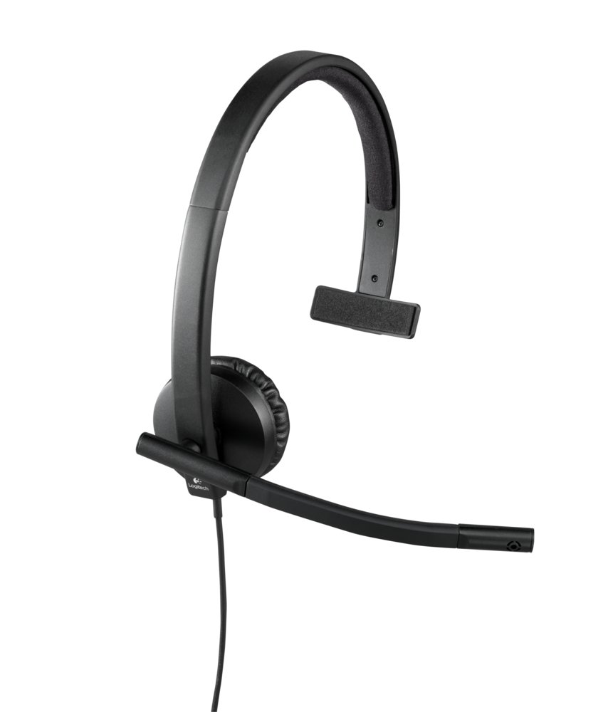 Logitech H570e | Bedrade On-ear Mono Headset | USB-A | Zwart 2 Logitech H570e | Bedrade On-ear Mono Headset | USB-A | Zwart - Afbeelding 2
