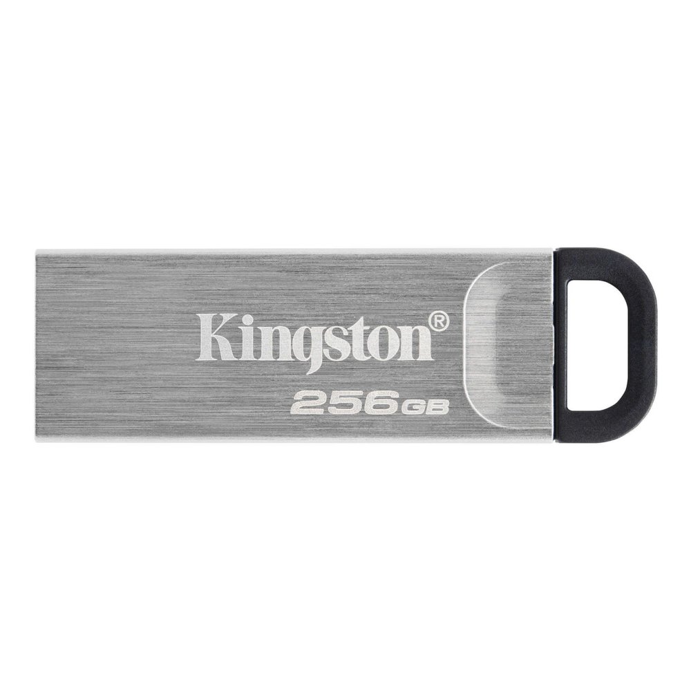 Kingston Kyson | 256GB USB-A 3.2 Flash Drive | Zilver 1 Kingston Kyson | 256GB USB-A 3.2 Flash Drive | Zilver