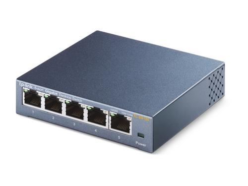 TP-Link TL-SG105 | Unmanaged Switch | 5 Poorten | Gigabit Ethernet (10/100/1000 Mbps) | Zwart 4 TP-Link TL-SG105 | Unmanaged Switch | 5 Poorten | Gigabit Ethernet (10/100/1000 Mbps) | Zwart - Afbeelding 4