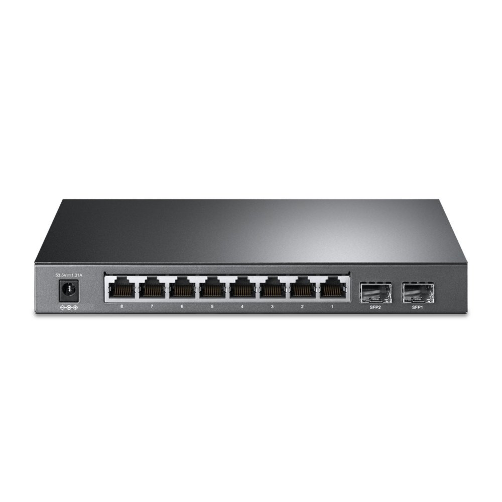 TP-Link TL-SG2210P | Managed Smart Switch | 10 Poorten | Gigabit Ethernet (10/100/1000 Mbps) | 8x PoE+ 1 TP-Link TL-SG2210P | Managed Smart Switch | 10 Poorten | Gigabit Ethernet (10/100/1000 Mbps) | 8x PoE+