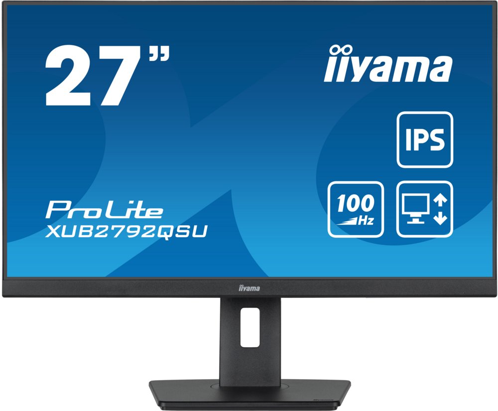 iiyama ProLite XUB2792QSU-B6 27" | 2560x1440 IPS | 100Hz | Monitor 1 iiyama ProLite XUB2792QSU-B6 27" | 2560x1440 IPS | 100Hz | Monitor