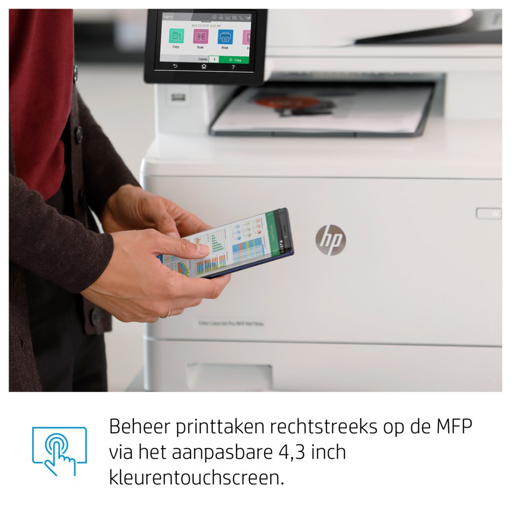 HP Color LaserJet Pro MFP M479fdw | All-in-One Laserprinter | A4 | 600 x 600 DPI | Wi-Fi | Kleur 13 HP Color LaserJet Pro MFP M479fdw | All-in-One Laserprinter | A4 | 600 x 600 DPI | Wi-Fi | Kleur - Afbeelding 13