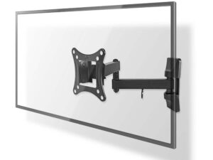 Nedis TVWM1530BK | Draai- en kantelbare TV-plafondbeugel | 23''-55'' | max 30kg | VESA 400x400