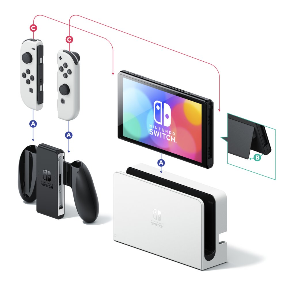 Nintendo Switch OLED | Wit 15 Nintendo Switch OLED | Wit - Afbeelding 15