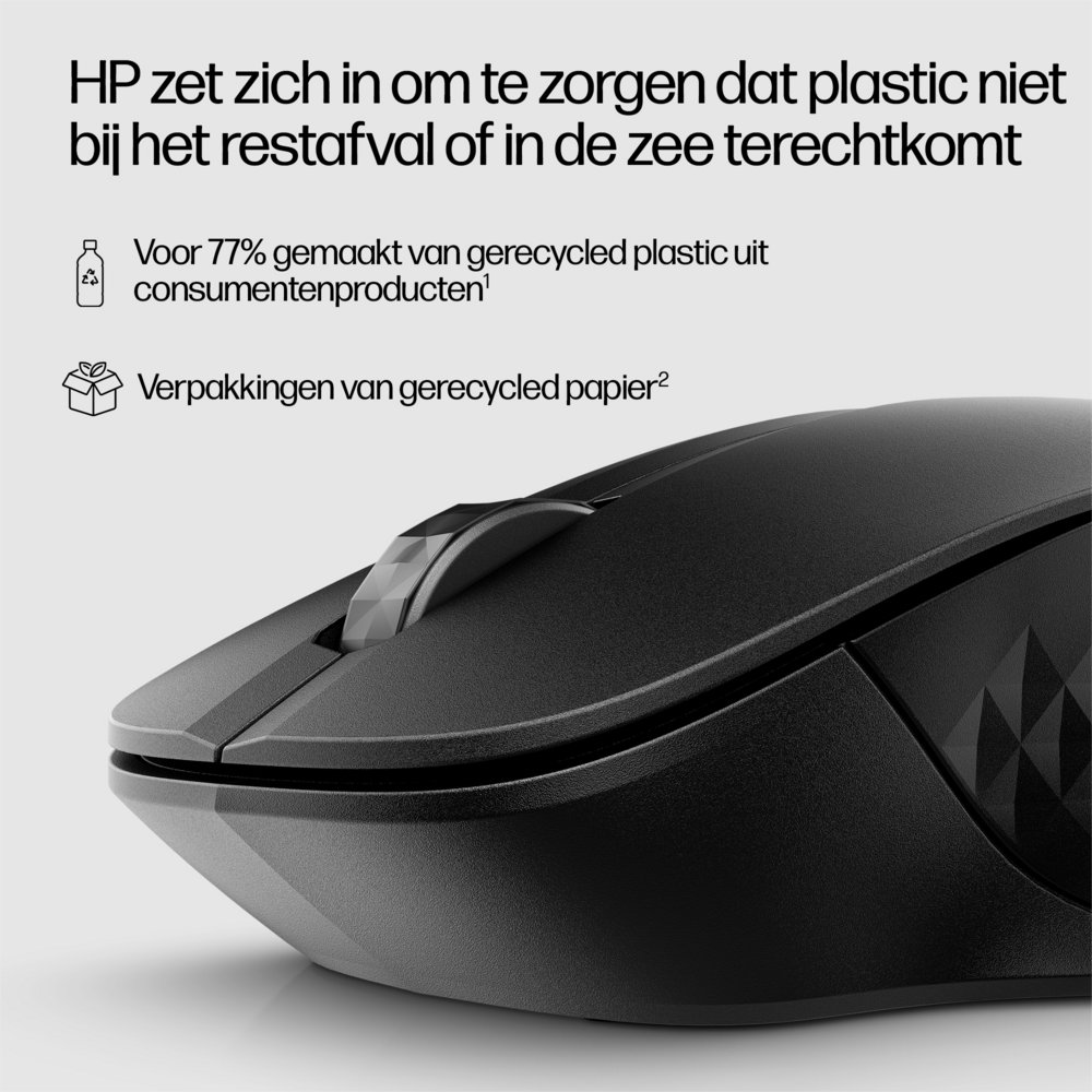 HP 430 | Multi-Device Draadloze Muis | Links- en Rechtshandig | RF + Bluetooth | 1200 DPI | Zwart 11 HP 430 | Multi-Device Draadloze Muis | Links- en Rechtshandig | RF + Bluetooth | 1200 DPI | Zwart - Afbeelding 11