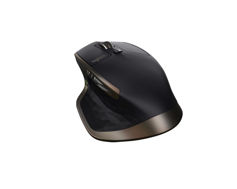 Logitech MX Master | Draadloze Muis | Rechtshandig | RF + Bluetooth | 1600 DPI | Zwart/Brons 5 Logitech MX Master | Draadloze Muis | Rechtshandig | RF + Bluetooth | 1600 DPI | Zwart/Brons - Afbeelding 5