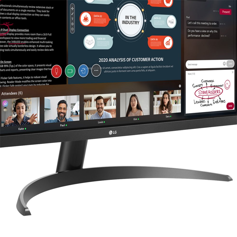 LG 29WP500-B 29" | 2560x1080 IPS | 75Hz | Ultrawide Monitor 10 LG 29WP500-B 29" | 2560x1080 IPS | 75Hz | Ultrawide Monitor - Afbeelding 10