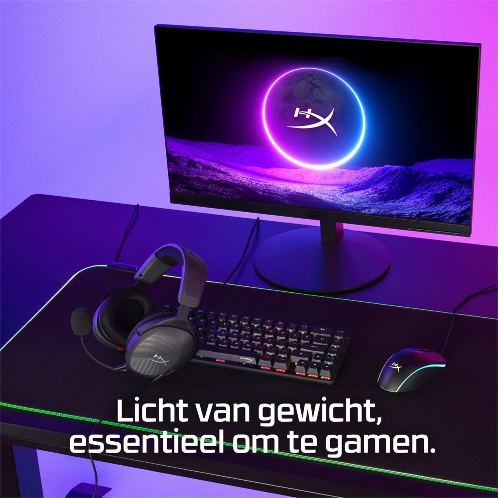 HyperX Cloud Stinger 2 Core | Bedrade Over-ear Gaming Headset | 3.5mm | Zwart 11 HyperX Cloud Stinger 2 Core | Bedrade Over-ear Gaming Headset | 3.5mm | Zwart - Afbeelding 11