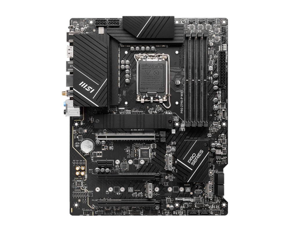 MSI PRO Z790-P WIFI | Socket LGA 1700 | Intel Z790 | 4xDDR5 | ATX | Moederbord 2 MSI PRO Z790-P WIFI | Socket LGA 1700 | Intel Z790 | 4xDDR5 | ATX | Moederbord - Afbeelding 2
