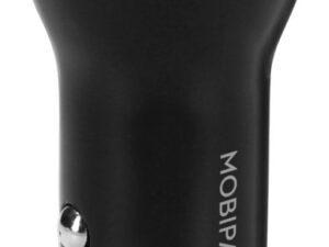 Mobiparts Car Charger | 2-Poorts USB-C & USB-A Autolader 30W PD Fast Charging | Zwart