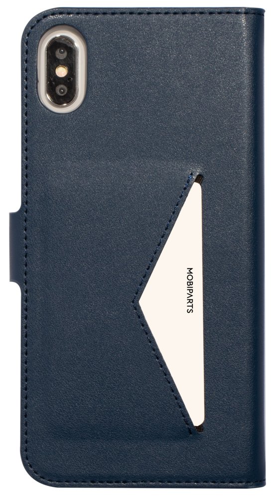 Mobiparts Classic Wallet Case | Apple iPhone XS Max | Blue 3 Mobiparts Classic Wallet Case | Apple iPhone XS Max | Blue - Afbeelding 3