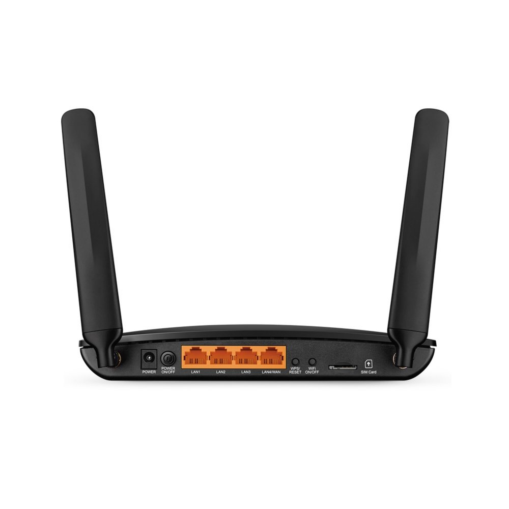 TP-Link Archer MR400 | Draadloze Dual-band Router (2.4 GHz / 5 GHz) | 4G LTE Modem | AC1200 (tot 300 + 867 Mbit/s) | Zwart 5 TP-Link Archer MR400 | Draadloze Dual-band Router (2.4 GHz / 5 GHz) | 4G LTE Modem | AC1200 (tot 300 + 867 Mbit/s) | Zwart - Afbeelding 5