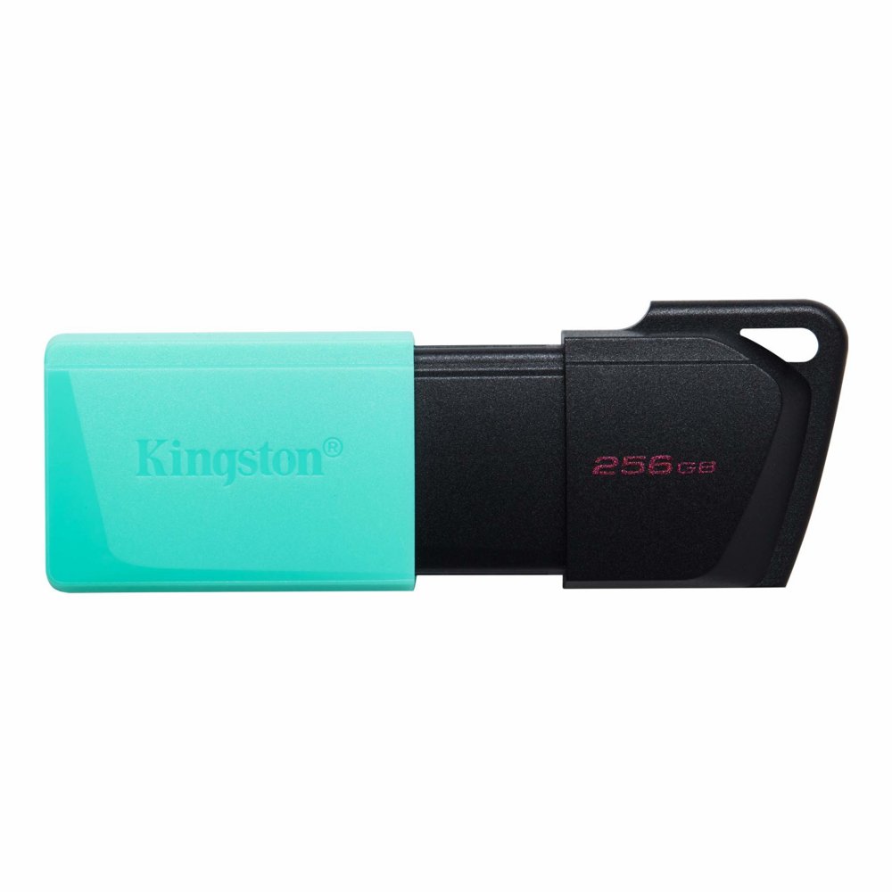 Kingston DataTraveler Exodia M | 256GB USB-A 3.2 Flash Drive | Zwart/Turkoois 1 Kingston DataTraveler Exodia M | 256GB USB-A 3.2 Flash Drive | Zwart/Turkoois