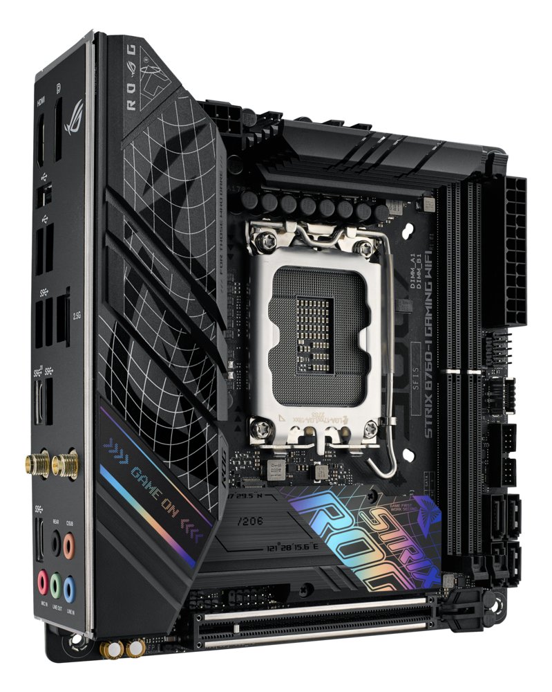 ASUS ROG STRIX B760-I GAMING WIFI | Socket LGA 1700 | Intel B760 | 2xDDR5 | Mini-ITX | Moederbord 5 ASUS ROG STRIX B760-I GAMING WIFI | Socket LGA 1700 | Intel B760 | 2xDDR5 | Mini-ITX | Moederbord - Afbeelding 5