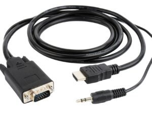Gembird A-HDMI-VGA-03-6 | HDMI naar VGA Adapter met Audio | 1
