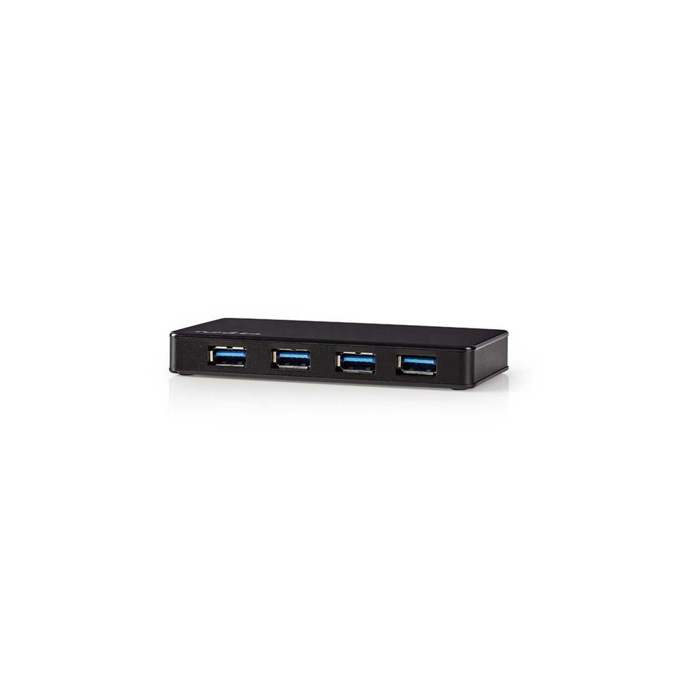 Nedis UHUBU3420BK | Interface Hub USB 3.2 Gen 1 (3.1 Gen 1) Micro-B | Zwart 1 Nedis UHUBU3420BK | Interface Hub USB 3.2 Gen 1 (3.1 Gen 1) Micro-B | Zwart