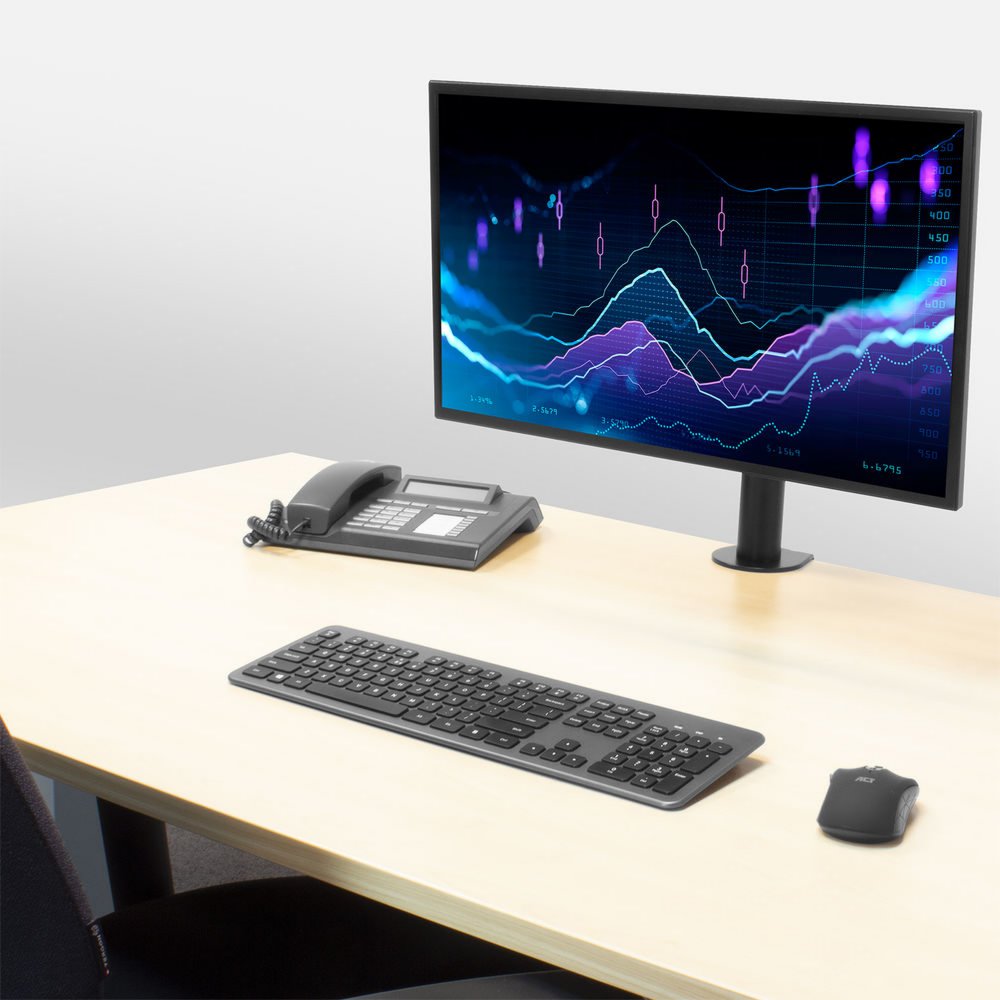 ACT AC8325 | Verstelbare Monitor-bureaubeugel | Tot 32" | Max 12kg | VESA 100x100 | 1 Monitor 5 ACT AC8325 | Verstelbare Monitor-bureaubeugel | Tot 32" | Max 12kg | VESA 100x100 | 1 Monitor - Afbeelding 5