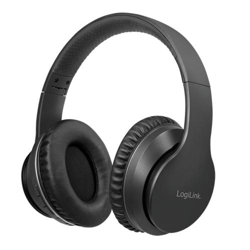 LogiLink BT0053 hoofdtelefoon/headset Draadloos Hoofdband Muziek Bluetooth Zwart 2 LogiLink BT0053 hoofdtelefoon/headset Draadloos Hoofdband Muziek Bluetooth Zwart - Afbeelding 2