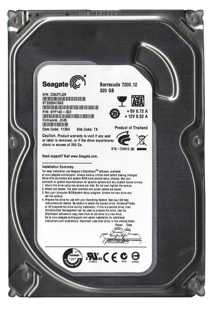 Seagate HDD 3.5" | 250GB SATA III | 7200RPM 1 Seagate HDD 3.5" | 250GB SATA III | 7200RPM